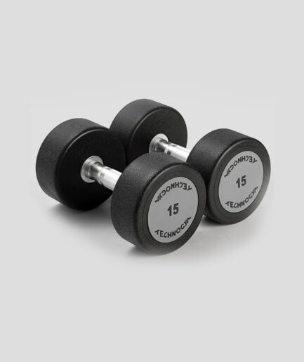 Round-headed rubber-covered dumbbell